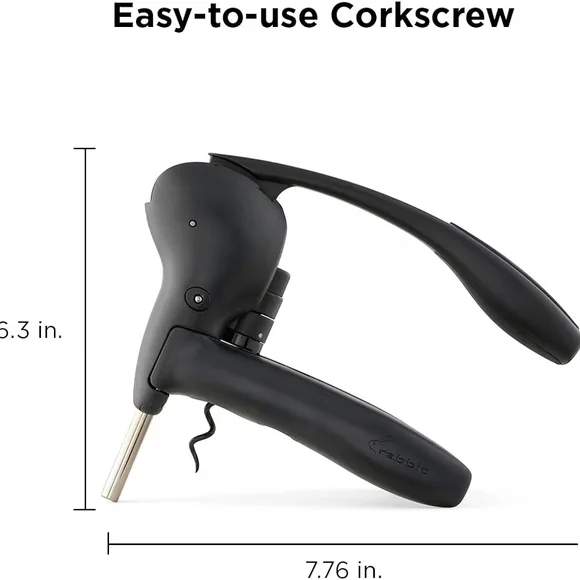 Rabbit Black Corkscrew - Picture 2 of 5